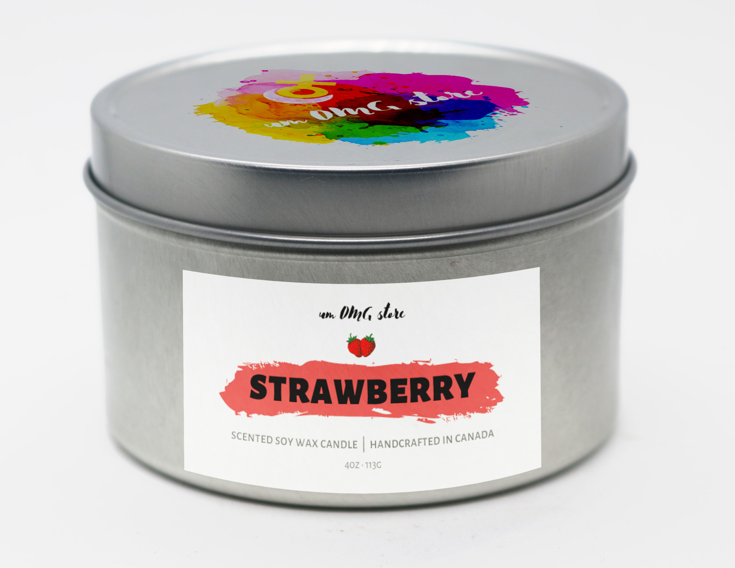 STRAWBERRY SOY WAX CANDLE