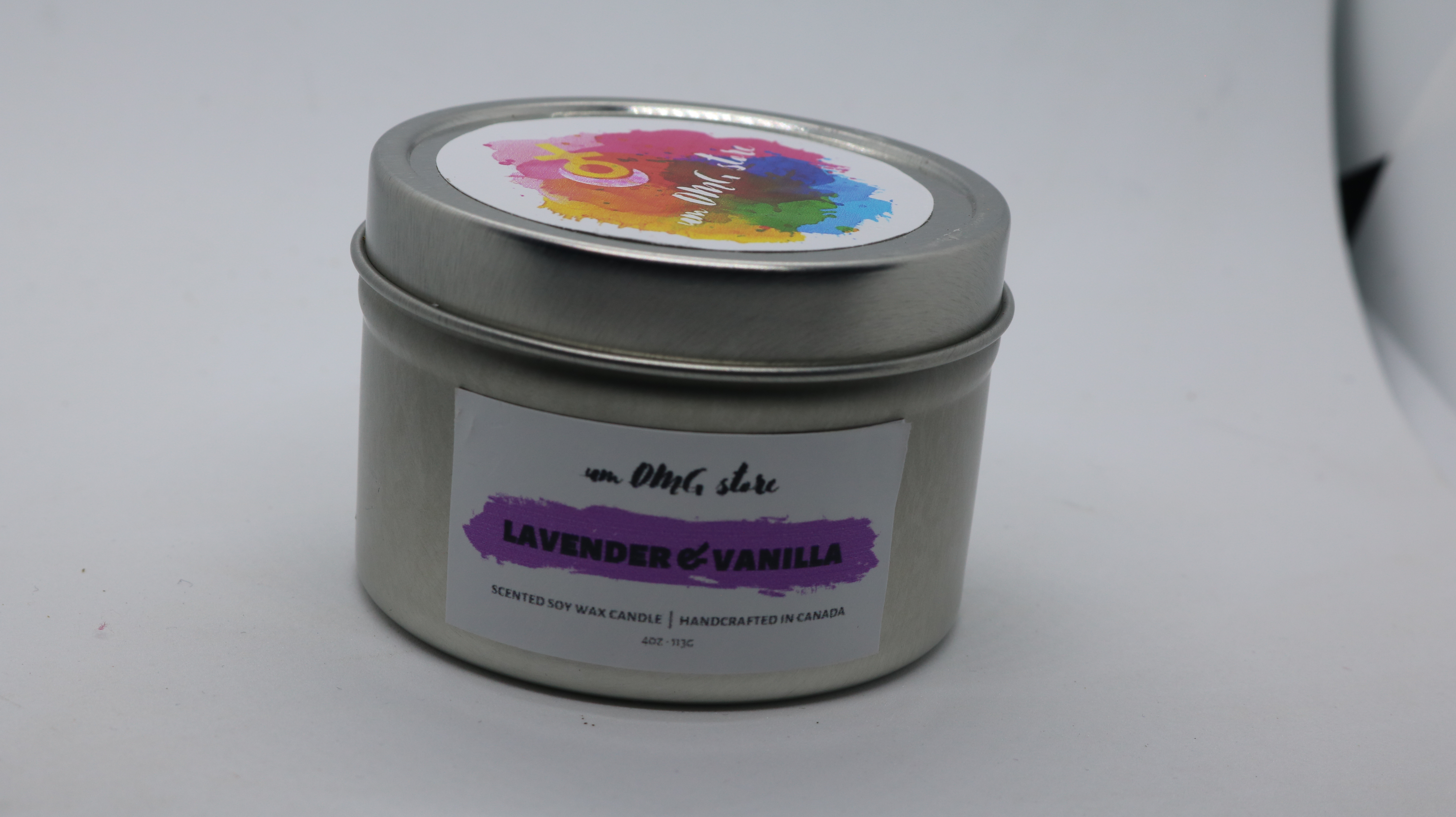 LAVENDER AND VANILLA SCENTED SOY CANDLE