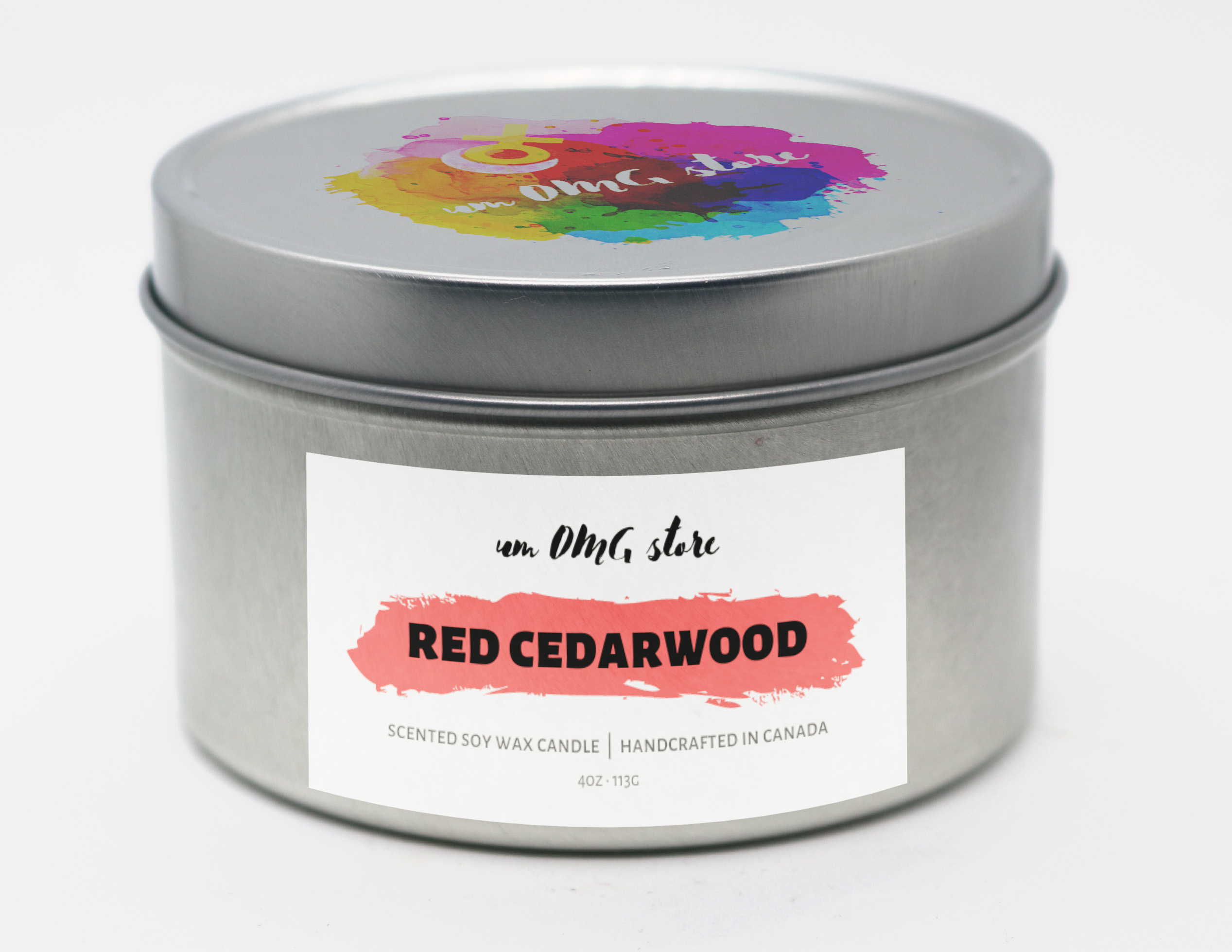 RED CEDARWOOD SOY CANDLE 4oz