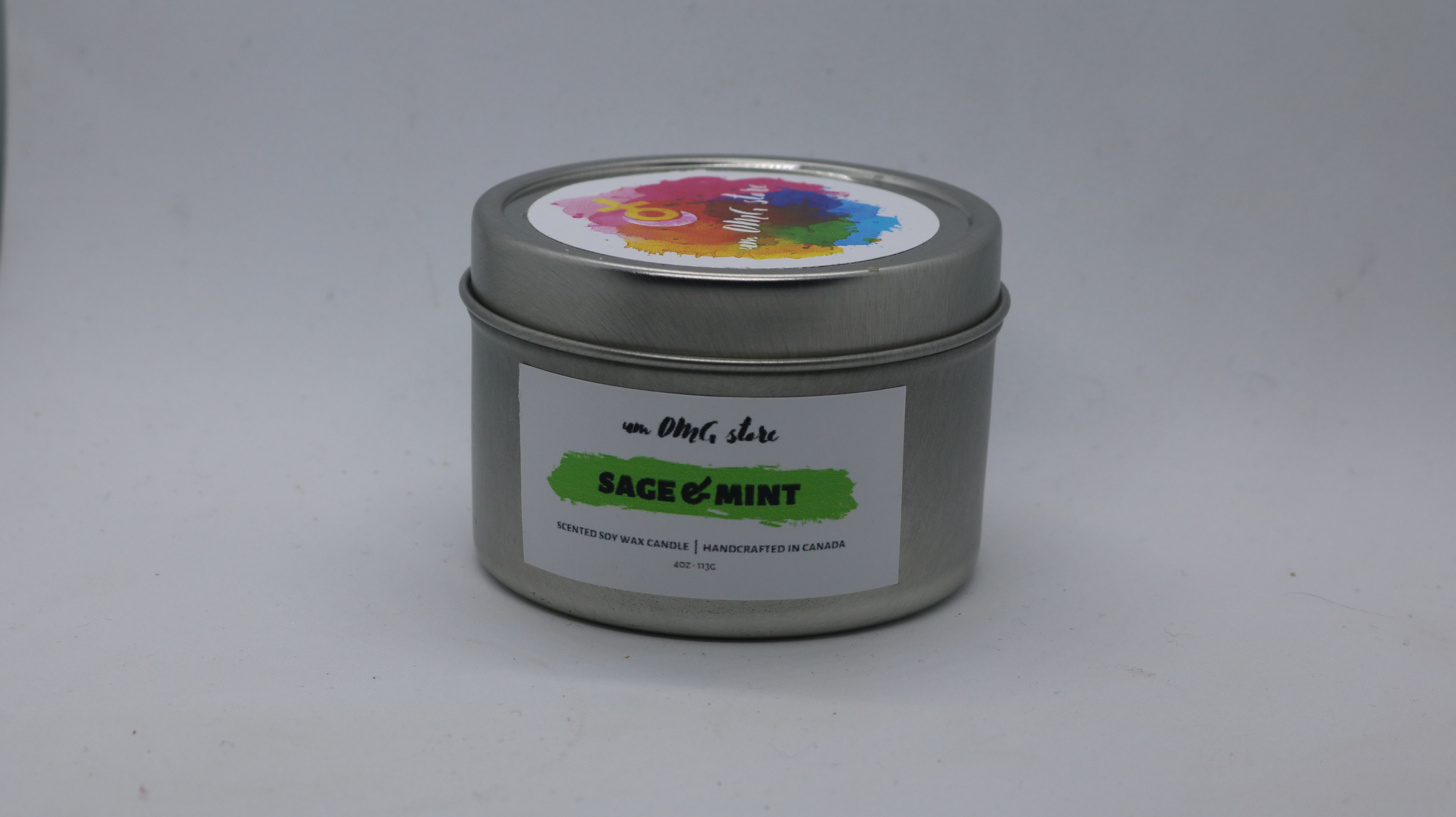 SAGE AND MINT SOY WAX CANDLE