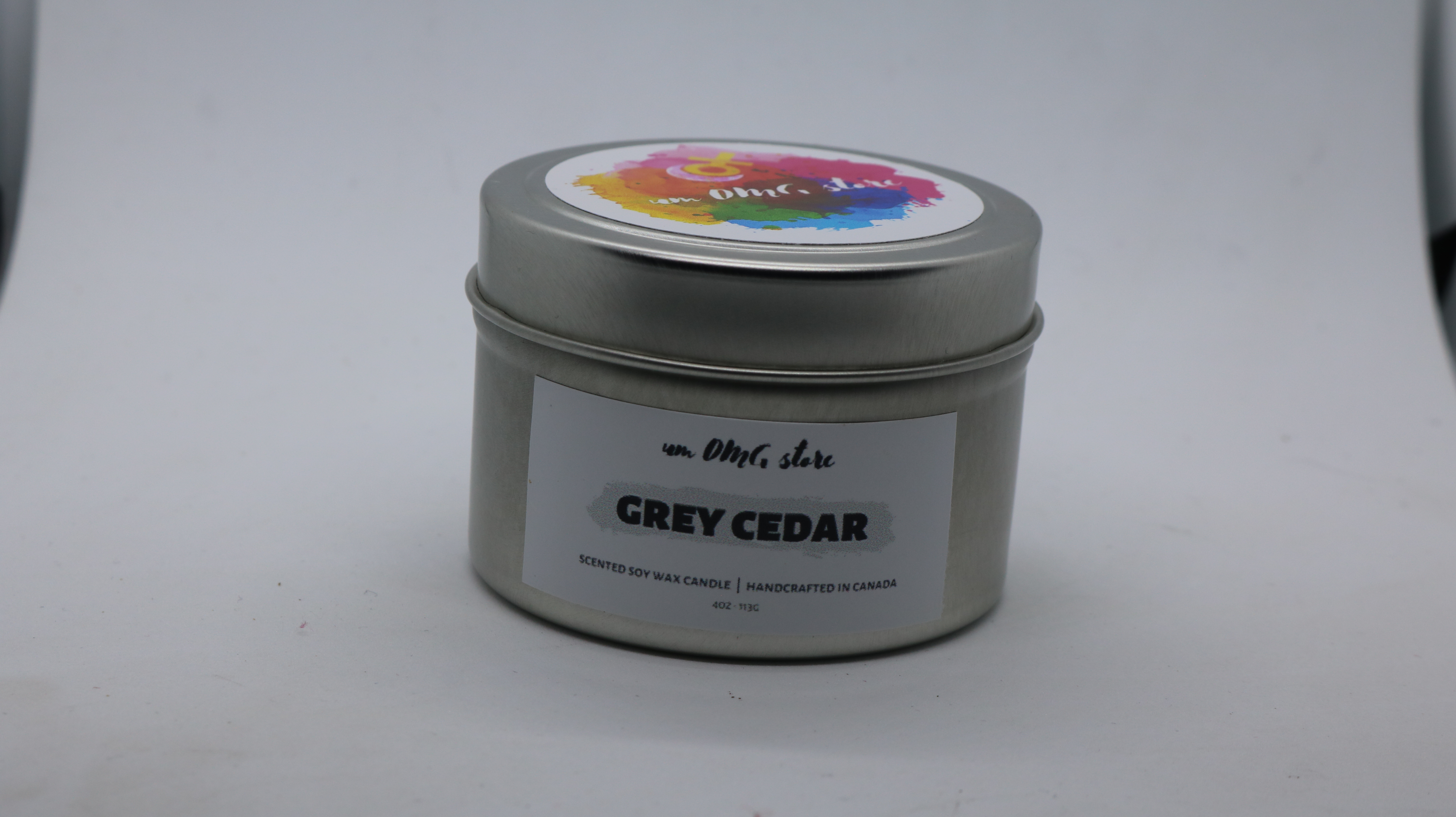 GREY CEDAR SOY WAX CANDLE