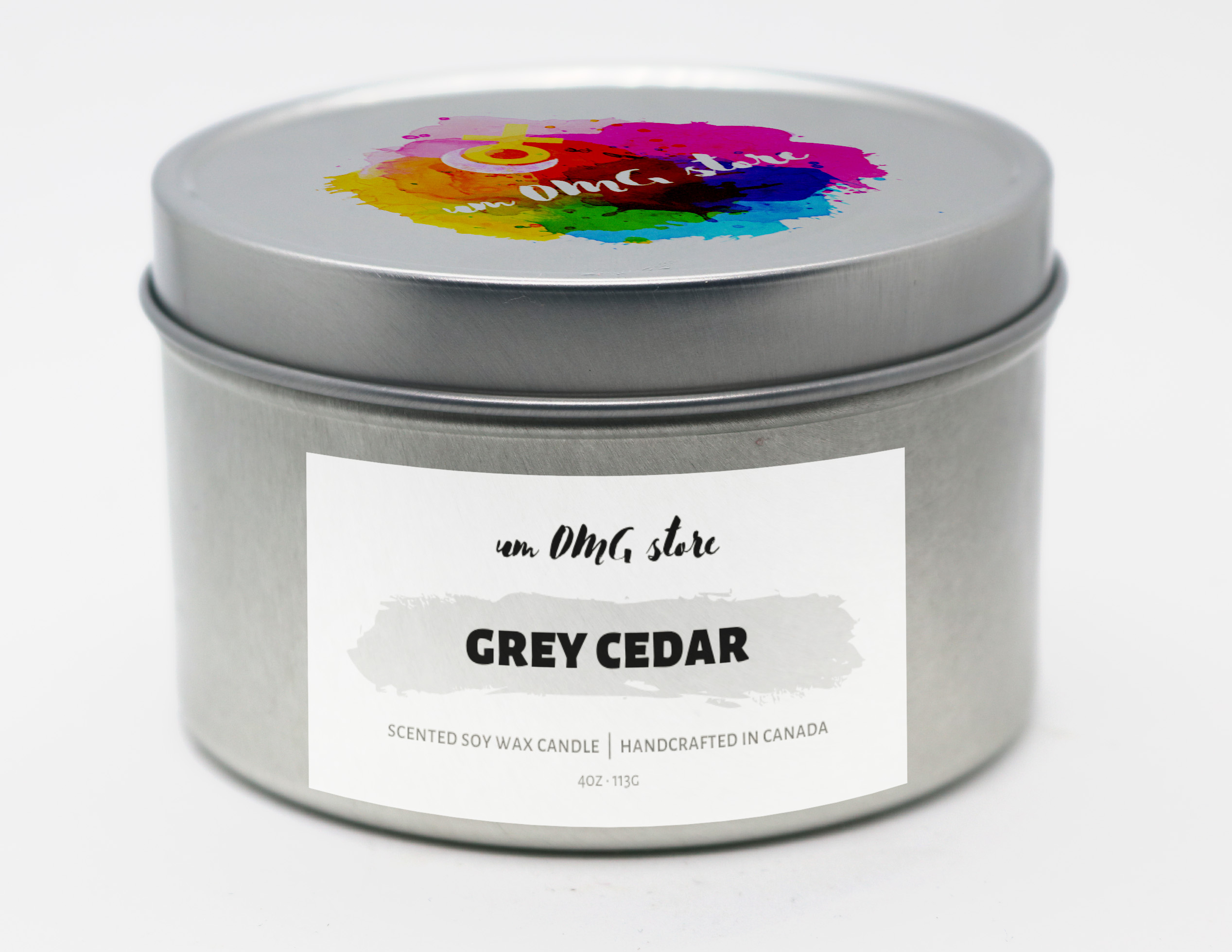 GREY CEDAR SOY WAX CANDLES