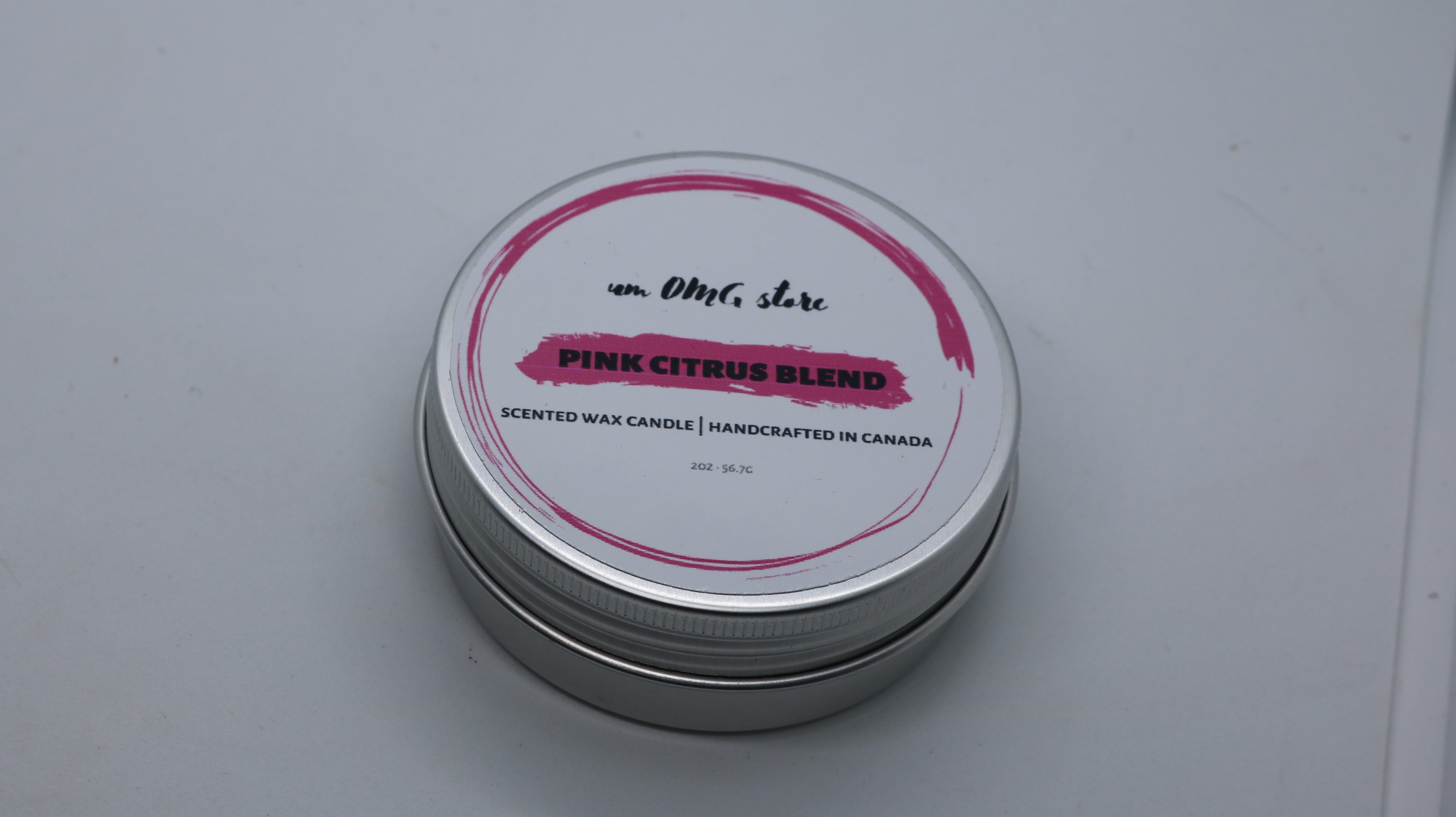 PINK CITRUS BLEND SOY WAX CANDLE