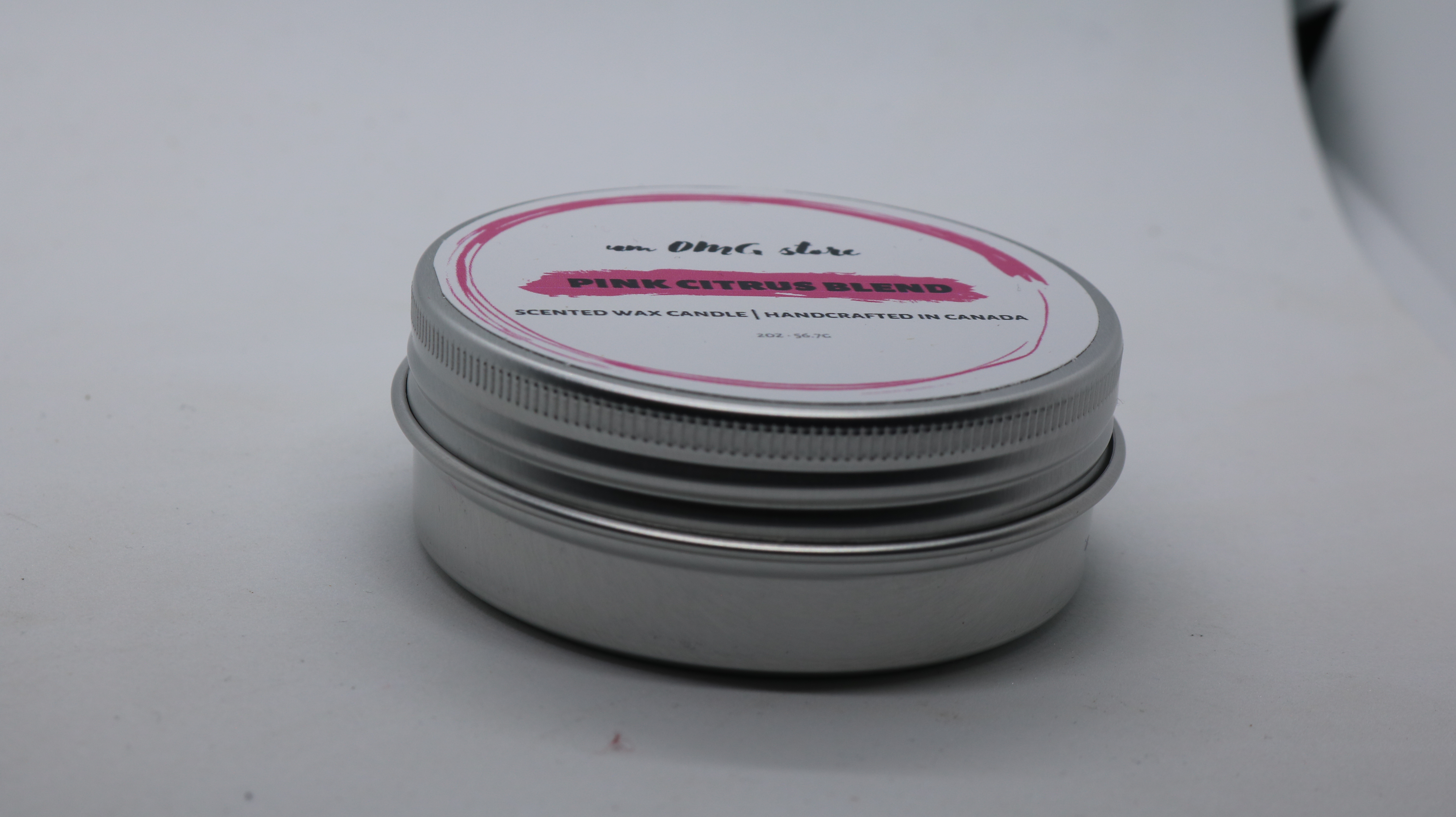 PINK CITRUS BLEND SOY WAX CANDLE