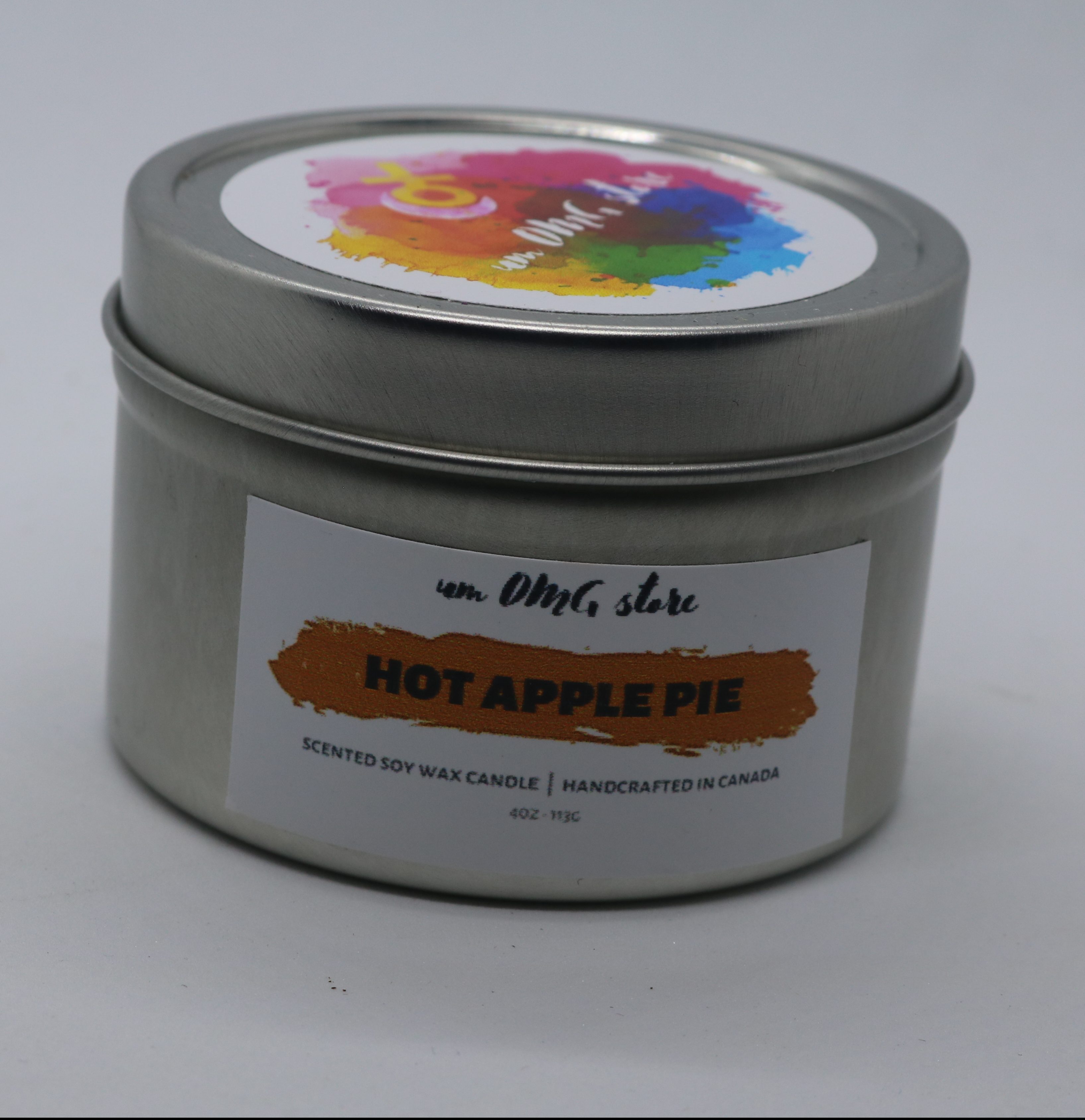 Hot Apple Pie Soy Candle in Tin