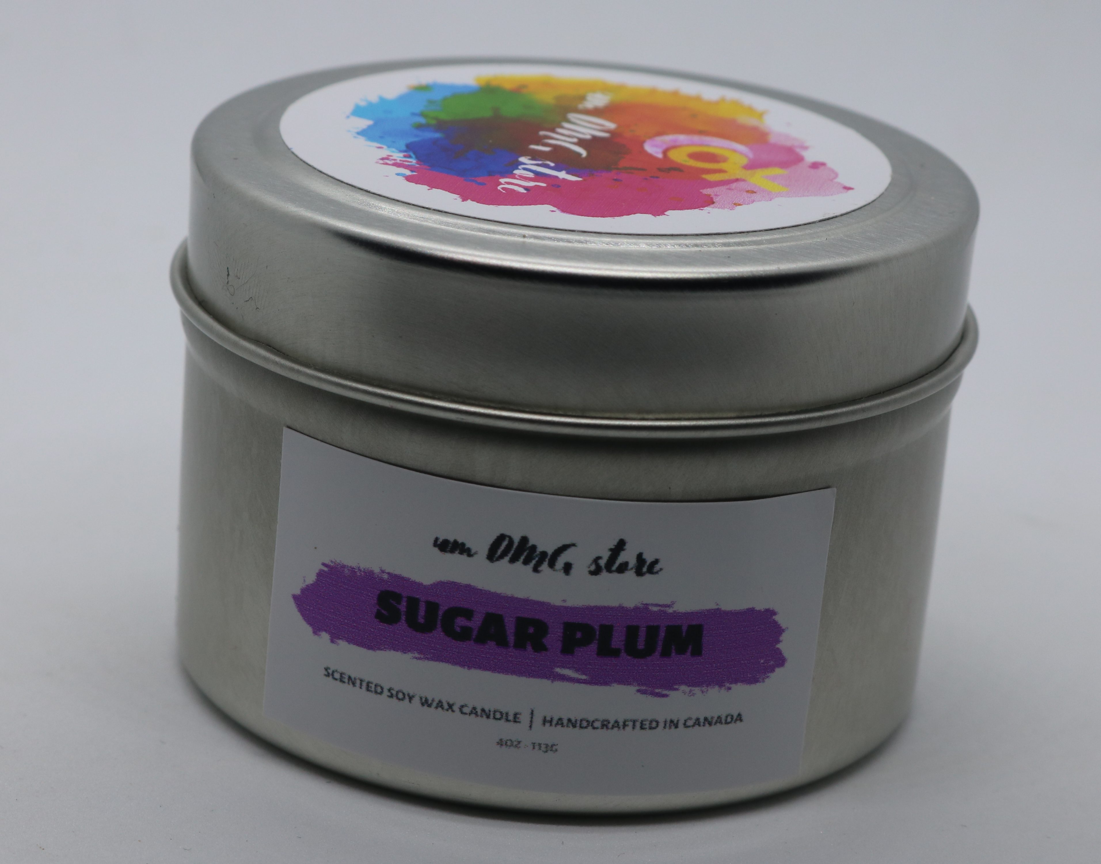 Sugar Plum Scented Soy Wax Candle