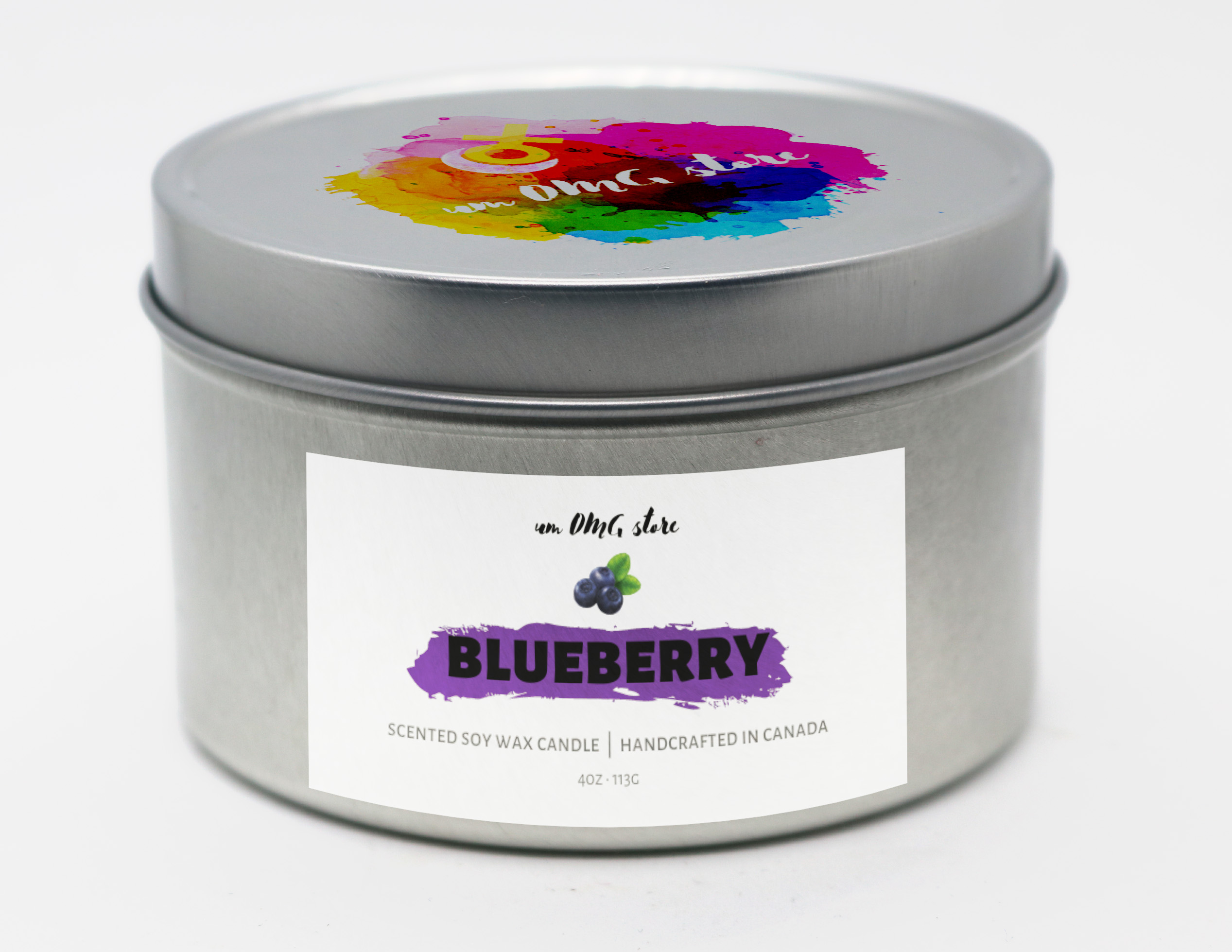 BLUEBERRY SOY WAX CANDLE