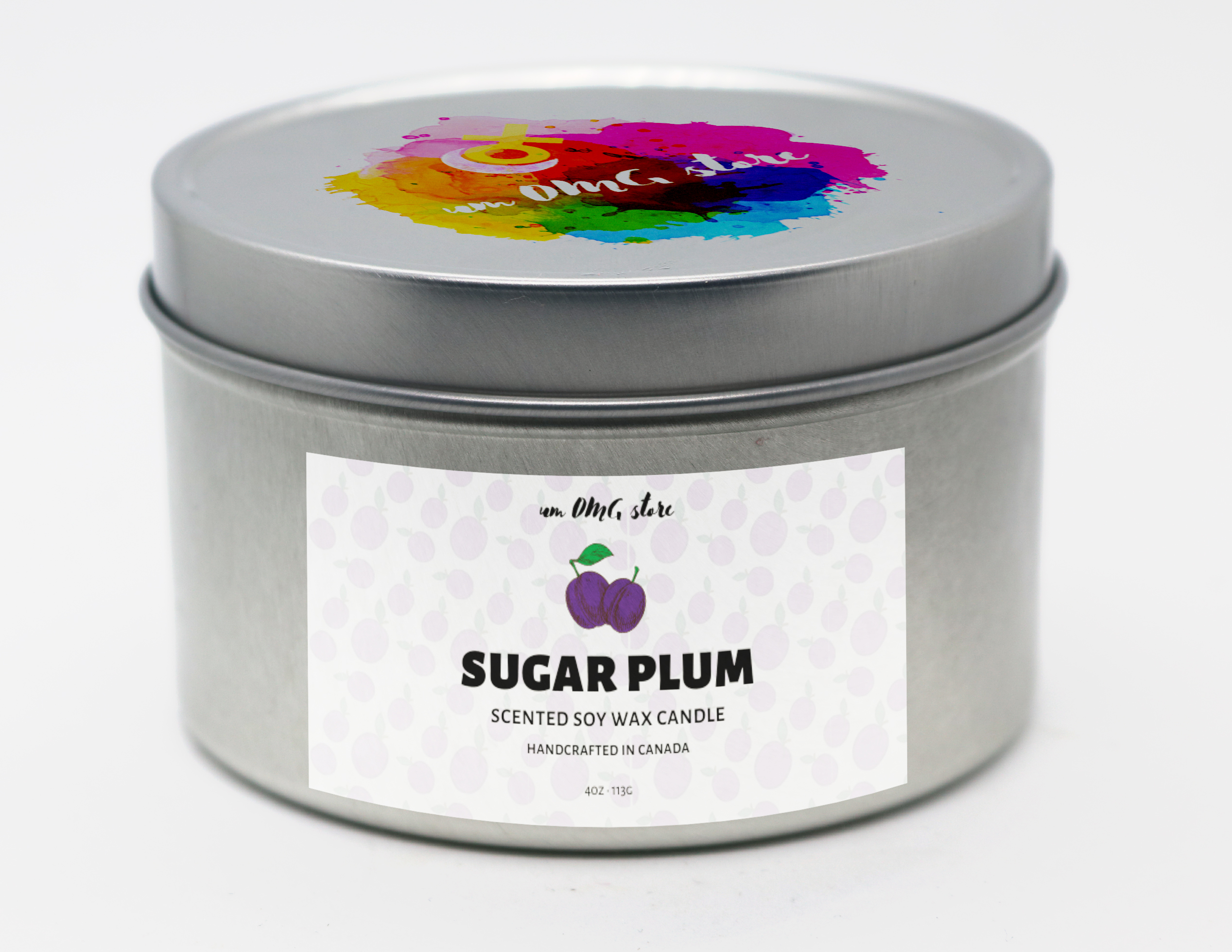 SUGAR PLUM SOY CANDLE 4oz