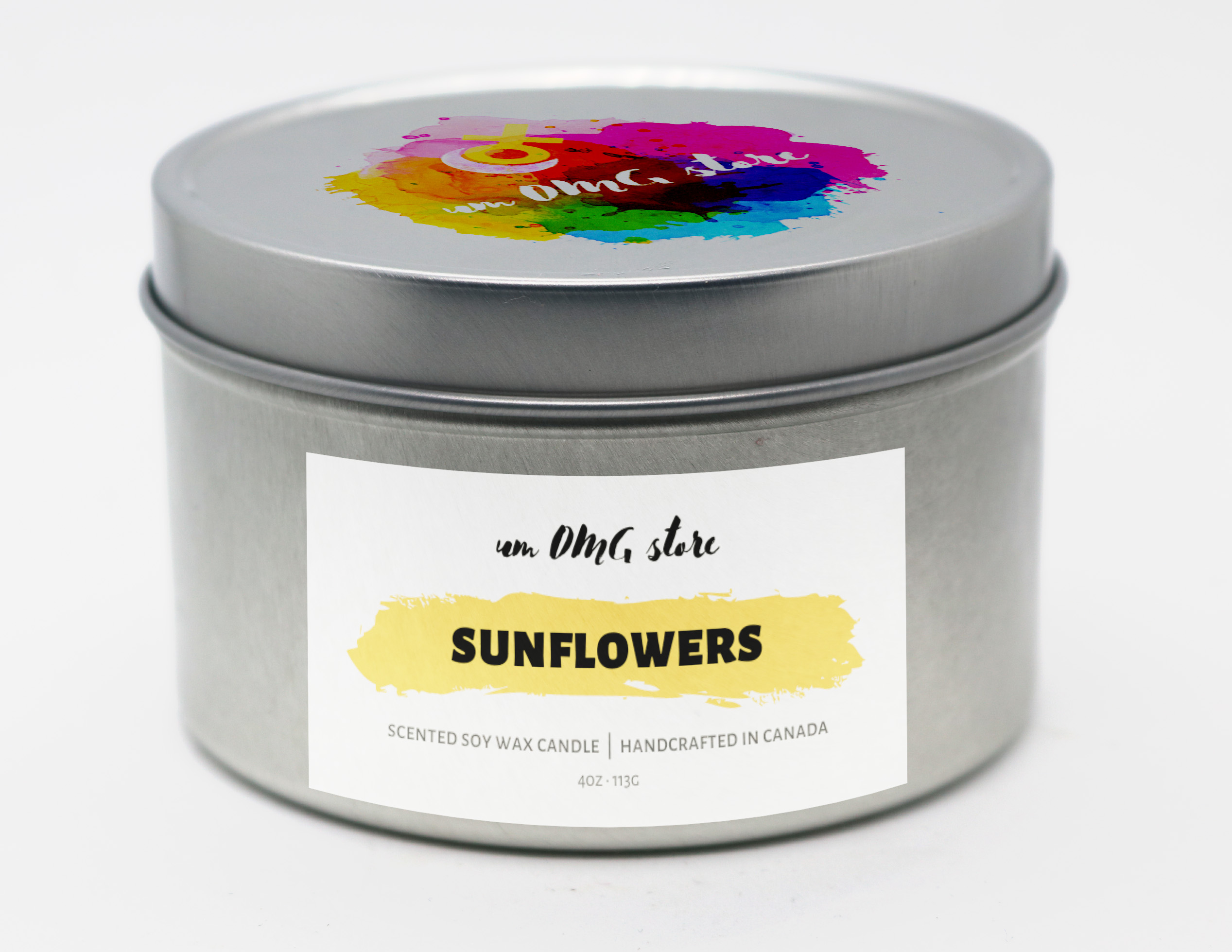 SUNFLOWERS SOY CANDLES